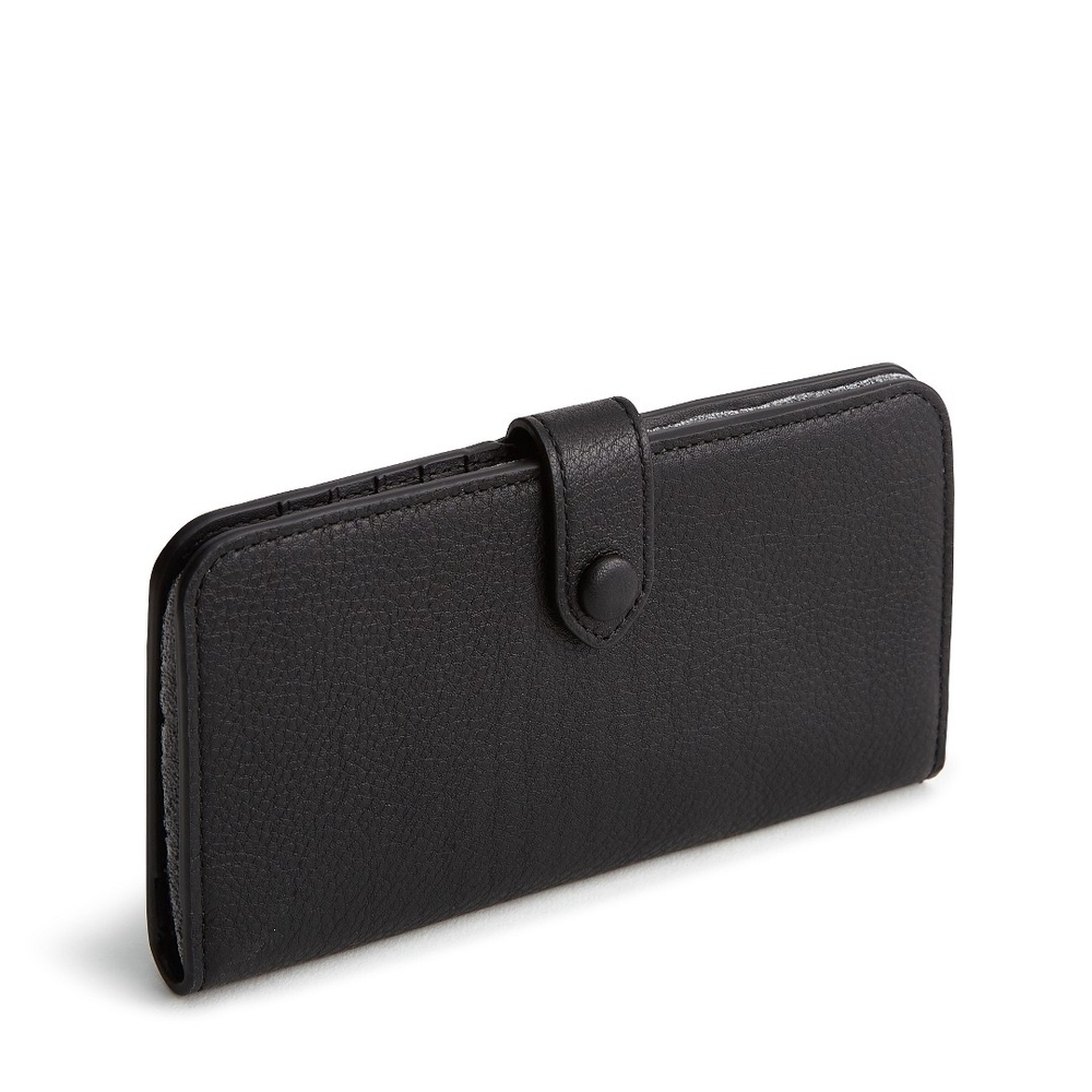 Vera Bradley Black Leather Wallet